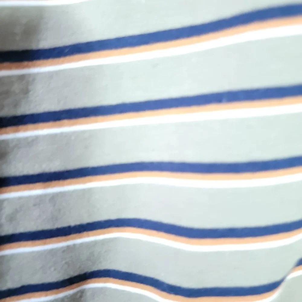 Sweet Claire Long Side Zip Side Pocket Striped Hoodie Size Medium - Picture 8 of 9